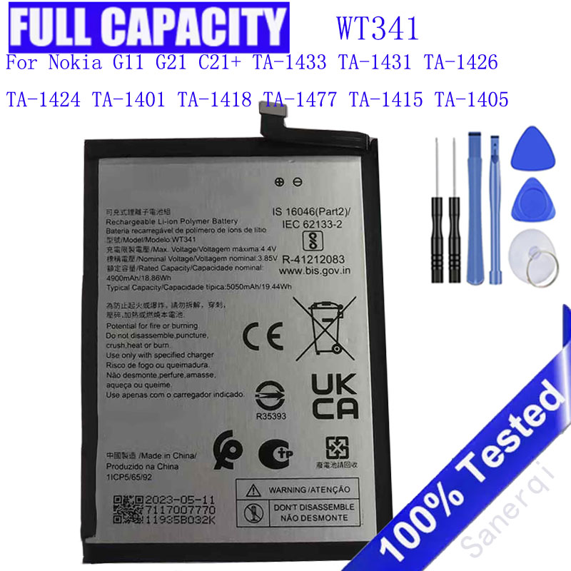 5050 mAh WT341 Pil Nokia G11 G - Gold 6138 incelemesi ve fiyatı